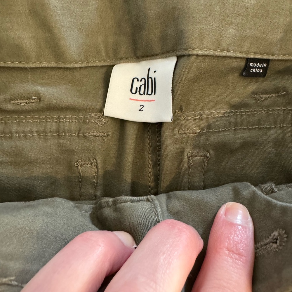 CAbi Straight Leg Pants Size 2